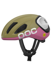 Cyklistická helma POC Amidal Olivine Green Matt/Thulite Pink Matt