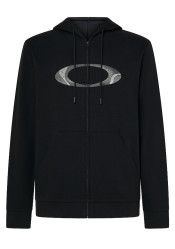 Pánská mikina Oakley New Ellipse Zip Hoodie Blackout 02E