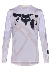 Pánský dres Fox Flexair Ls Jersey Diffuse Se White