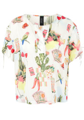 Dámské triko Marc Cain AS 51.34 W59 Blouse White 100