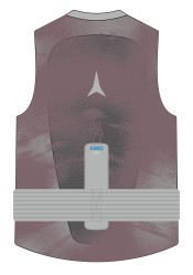 Chránič páteře Atomic Live Shield Amid Lite Vest Jr Graphic/Concrete