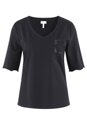 Dámské triko Sportalm Idufix 250405 Black (59)