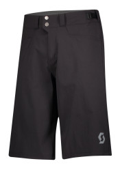 Pánské cyklistické kraťasy Scott Shorts M´´s Trail Flow w/pad Black