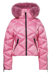 Dámská bunda Goldbergh Harumi Ski Jacket Faux Border Pink Cosmos