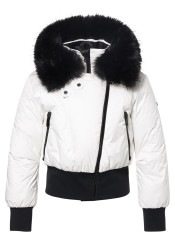 Dámská bunda Goldbergh Misake Ski Jacket Faux Border Snow White 