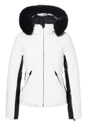Dámská bunda Goldbergh Kibo Ski Jacket Faux Border Snow White