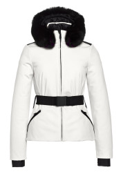 Dámská bunda Goldbergh Hida Ski Jacket Faux Border Snow White