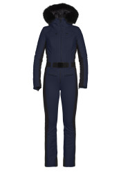 Dámská kombinéza Goldbergh Parry Ski Suit Faux Border French Blue