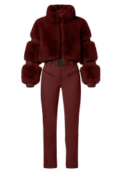 Dámská kombinéza Goldbergh Lieke Ski Suit Vino Rosso