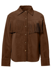 Dámská košile Goldbergh Sahana Blouse Deep Mocha