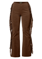 Dámské kalhoty Goldbergh Rumi Pants Deep Mocha