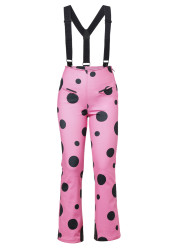 Dámské kalhoty Goldbergh Mochi Ski Pants Dots Pink Cosmos
