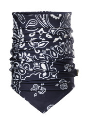 Dámský nákrčník Goldbergh Kizuna Neckwarmer Bandana Paisley Blue