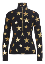 Dámský rolák Goldbergh Hikari Ski Pully Black/Gold