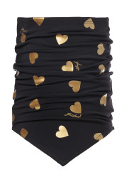 Dámský nákrčník Goldbergh Kouki Neckwarmer Black/Gold