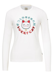 Dámské triko Goldbergh Neko Long Sleeve Top Snow White