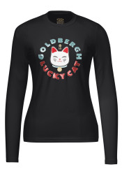 Dámské triko Goldbergh Neko Long Sleeve Top Black
