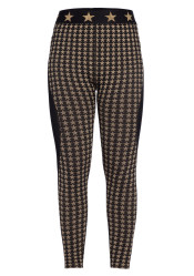 Dámské legíny Goldbergh Celeste Baselayer Pants Black/Gold