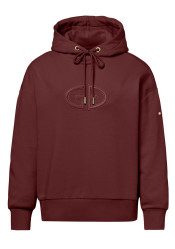 Dámská mikina Goldbergh Calm Hooded Sweater Vino Rosso