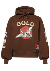 Dámská mikina Goldbergh Tobu Hooded Sweater Deep Mocha