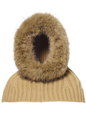 Dámský nákrčník Goldbergh Naomi Hooded Scarf Faux Border Lark