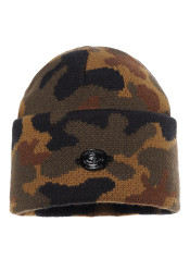 Dámská čepice Goldbergh Kimora Beanie Army Print