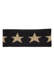 Dámská čelenka Goldbergh Cosmic Headband Black/Gold