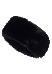 Dámská čelenka Goldbergh Froid Fluffy Headband Black