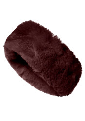 Dámská čelenka Goldbergh Froid Fluffy Headband Vino Rosso