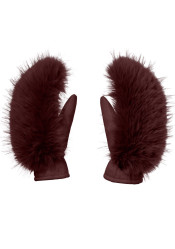 Dámské rukavice Goldbergh Hill Mittens Vino Rosso