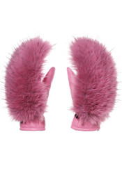 Dámské rukavice Goldbergh Hill Mittens Pink Cosmos