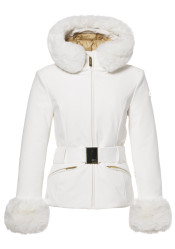 Dámská bunda Goldbergh Prezioso Ski Jacket Faux Border Snow White