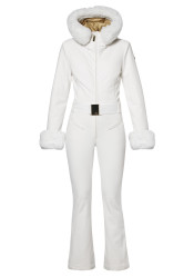 Dámská kombinéza Goldbergh Vita Ski Suit Faux Border Snow White