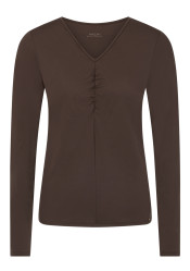 Dámské triko  Marc Cain BC 48.48 J17 t-shirt Seal Brown 697
