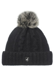 Dámská čepice Toni Sailer FRANZIE FUR Women Hat Black 100