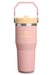 Termoláhev Stanley The IceFlow™ Flip Straw 2.0 Tumbler 600 ml/20 oz Peach Rose s integrovanou slámkou