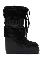 Dětské boty Moon Boot Icon Faux Fur JR N001 Black