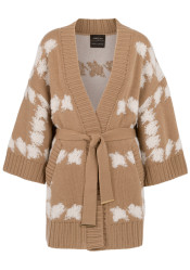 Dámský cardigan Marc Cain BC 39.21 M26 Cardigan Tannin 620