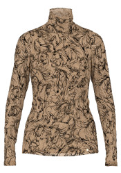 Dámské triko Marc Cain BC 48.63 J19 T-shirt Tannin 620 
