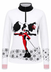 Dámský rolák Newland N4 7015/0091 Lady T-Neck Lysith White/Black