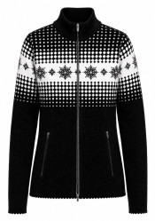 Dámská mikina Newland N4 6907/0108 Lady Full Zip Althea Black/White