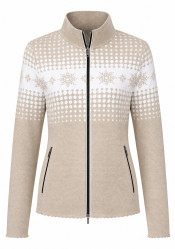 Dámská mikina Newland N4 6907/0097 Lady Full Zip Althea Stone/White