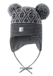 Dětská zimní čepice Reima Kuuru Melange Grey