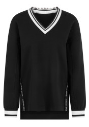 Marc Cain BS 44.11 J09 Sweatshirt 900 Black New