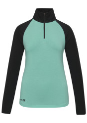 Dámské funkční tričko Martini Horizon Sky Ls Shirt W Ibiza Blue/Black