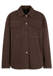 Marc Cain BS 31.20 J09 Jacket 697 Seal Brown
