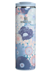 STANLEY Termohrnek The Transit FlipTop Mug Blue Dream Wildflower