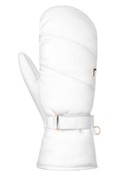 Dámské kožené palčáky Reusch Ambra Mitten 1100 White