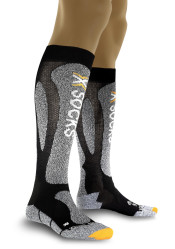 Pánské podkolenky X-Socks ski Carving Silver