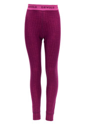 Dětské kalhoty Devold Active Junior Long Johns Plum